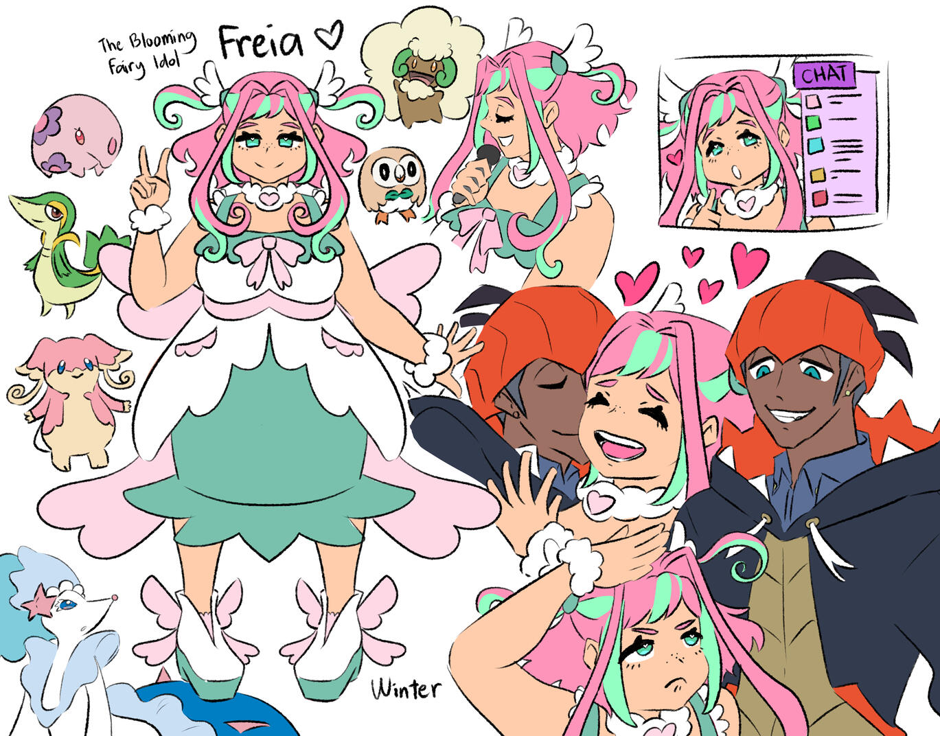 🩷 artsybarrels // winter freihan refsheet