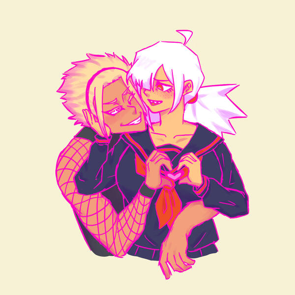 🩷 artsybarrels // they are each other's personal space