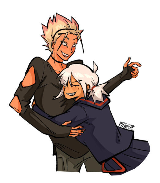 💚 @phyleite on twitter // yukio misses her ryu-chan so much 🥺💖💖💖