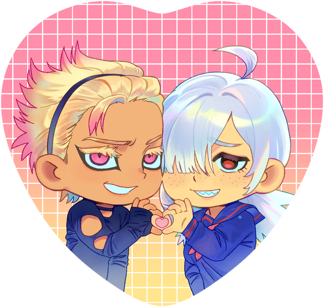 💚 @TAGASAING on twitter // heart pin