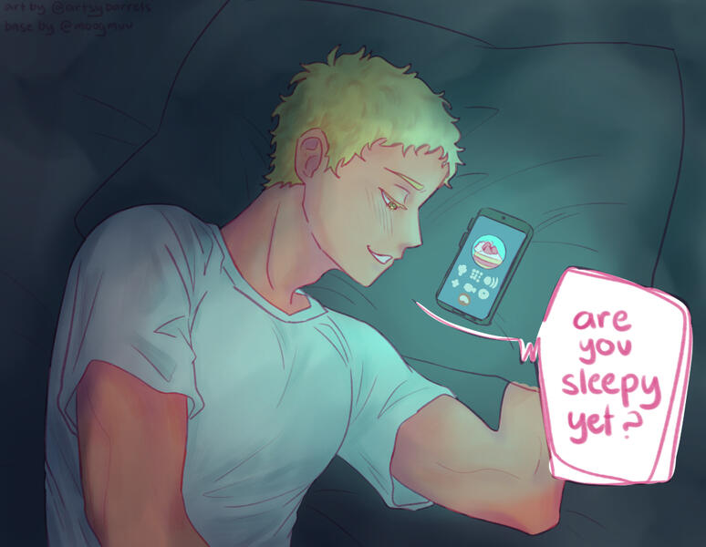 🩷 artsybarrels // late night call pt. 1