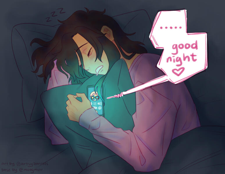 🩷 artsybarrels // late night call pt. 2