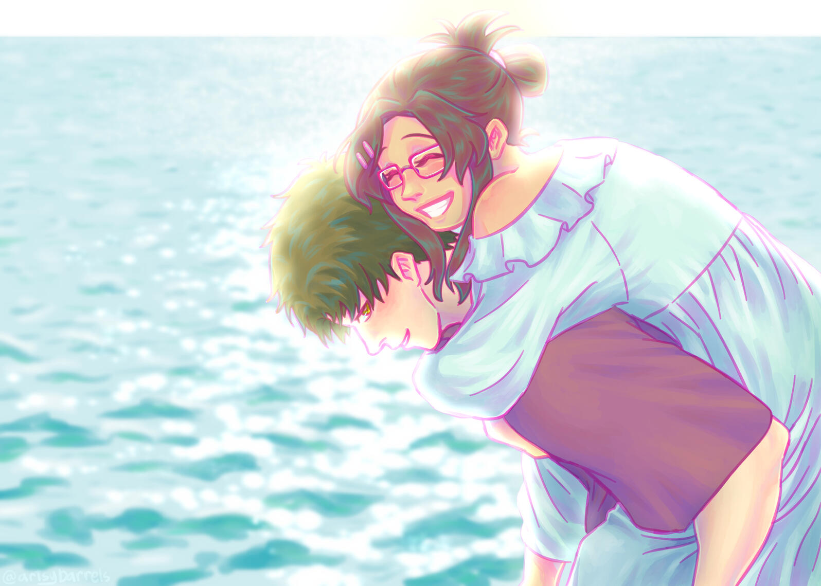 🩷 artsybarrels // ࿐ ࿔:･ﾟ 𝘪'𝘭𝘭 𝘬𝘦𝘦𝘱 𝘧𝘢𝘭𝘭𝘪𝘯𝘨 𝘧𝘰𝘳 𝘺𝘰𝘶 ࿐ ࿔:･ﾟ // ushizemu 10th anniversary