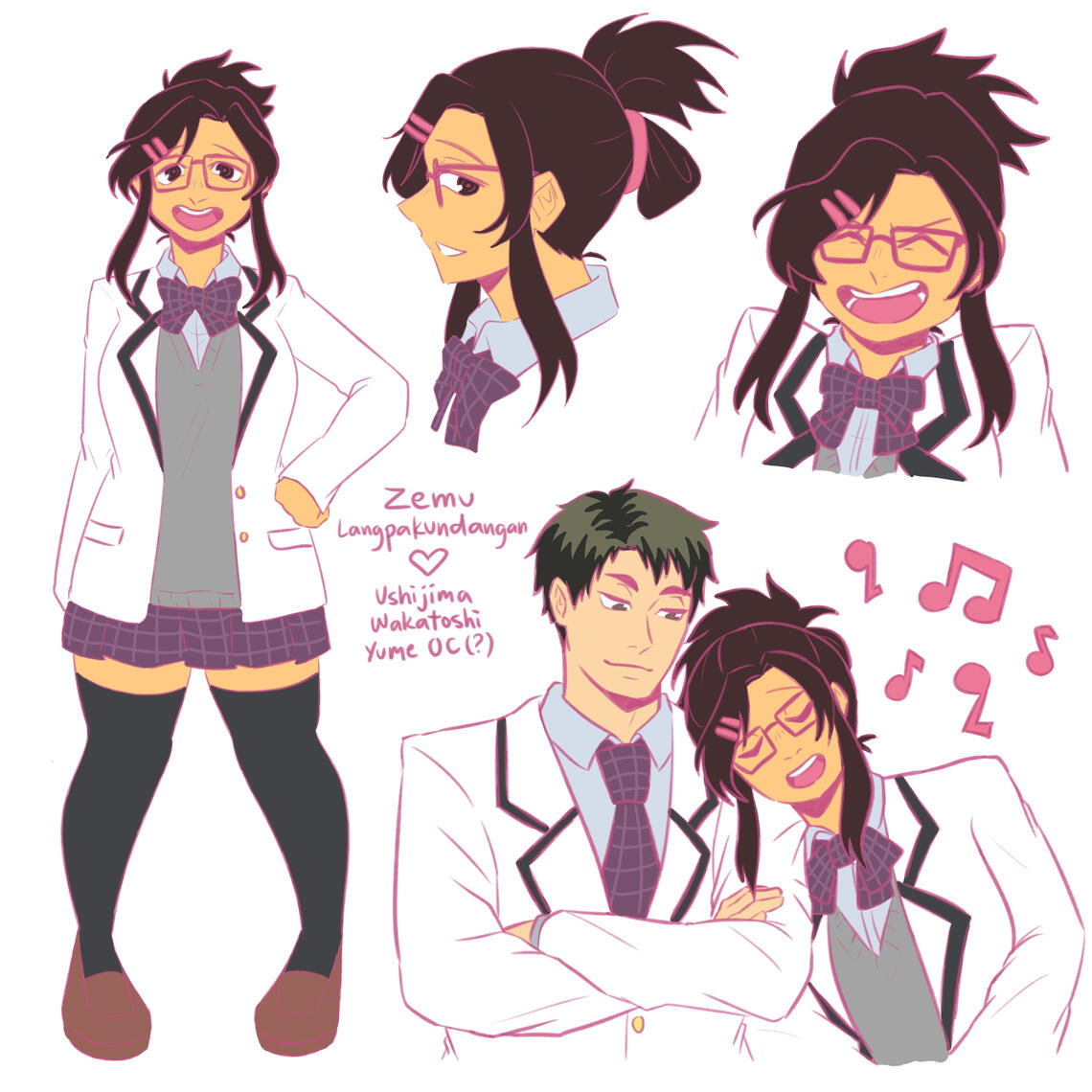 🩷 artsybarrels // ushizemu refsheet