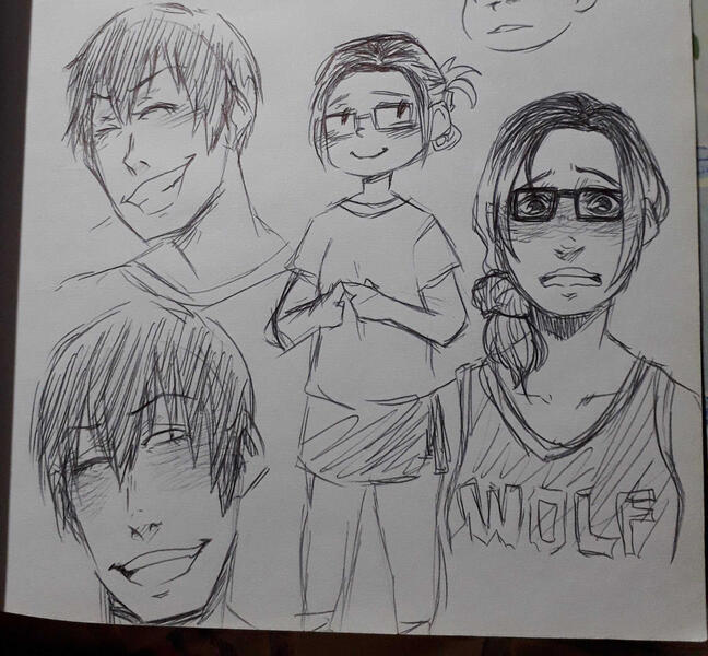 🩷 artsybarrels // he smiled at me!!