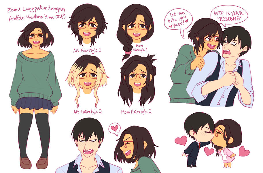 🩷 artsybarrels // arazemu refsheet