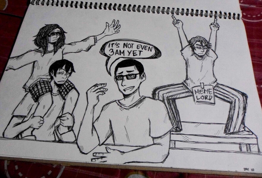 🩷 artsybarrels // yonan college friends